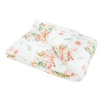 Kołderka bambusowa - Flowers 75x100cm