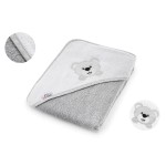Okrycie kąpielowe - Szare 80x80cm (100% bawełna)