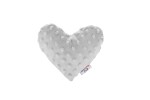 Termofor Serce Minky Jasny szary