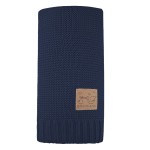 Kocyk bambusowo-bawełniany Paris - Deep space 80x100cm