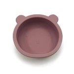 MISECZKA SILIKONOWA Z PRZYSSAWKĄ MIŚ PUDROWY RÓŻ