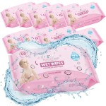 ZESTAW 10x Chusteczki nawilżane 99% wody WET WIPES