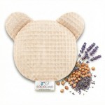 TERMOFOR Z PESTEK WIŚNI Z LAWENDĄ MIŚ WAFEL 180g  KREMOWY