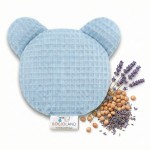 TERMOFOR Z PESTEK WIŚNI Z LAWENDĄ MIŚ WAFEL 180g  NIEBIESKI