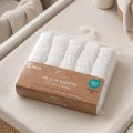 BL304 5904501653046 PIELUSZKI MUŚLINOWE 40x40cm 5pack. białe Bocioland