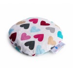 Termofor z pestek wiśni - Serca kolorowe 180g