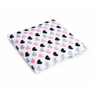 Termofor z pestek wiśni - Serca pastelowe 500g