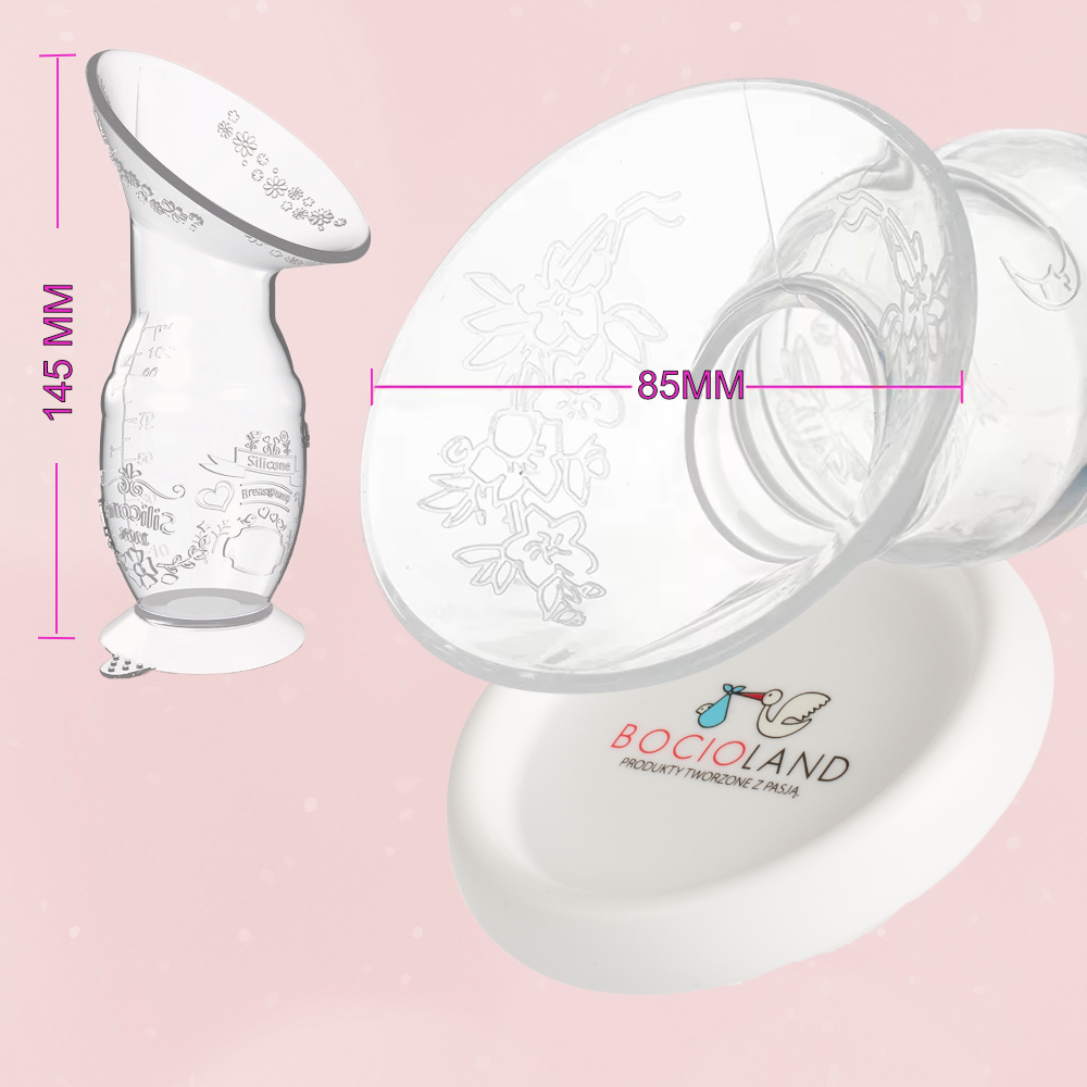 Wymiary kolektora silikonowego na mleko BOCIOLAND