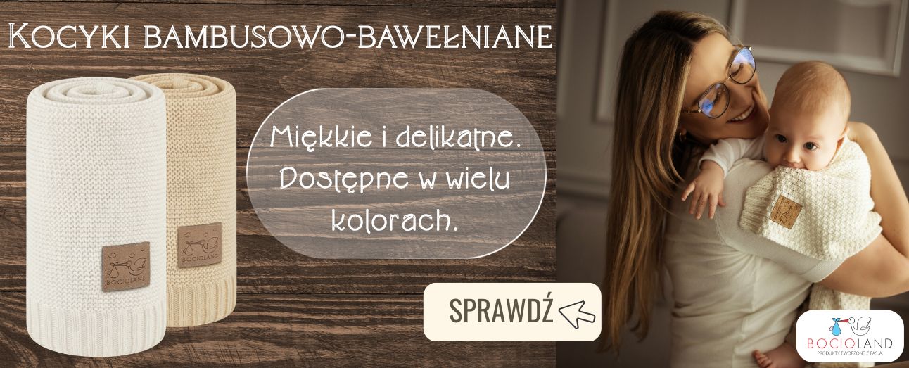 Kocyki bawełniano bambusowe